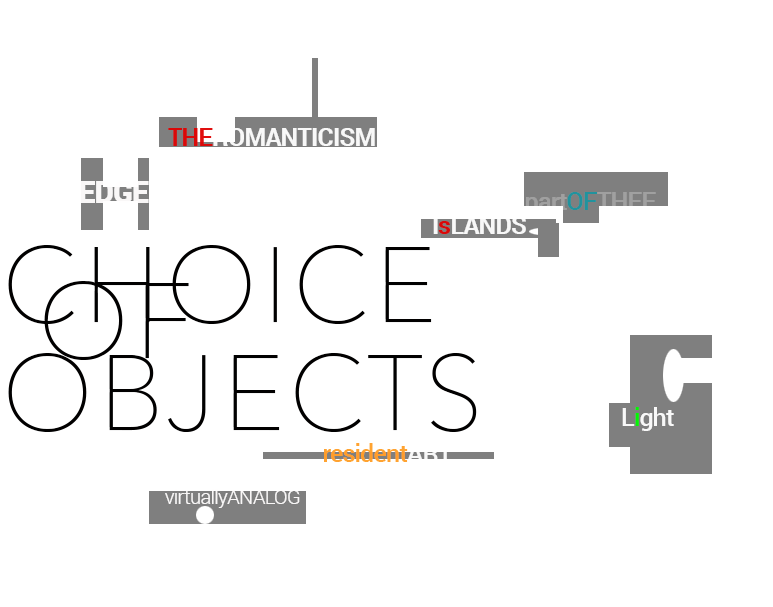 choice of objects